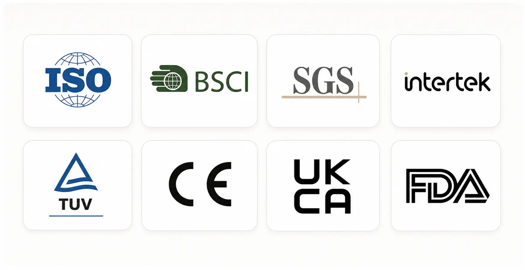 Reference marks only; applicable testing, certification and compliance documents must be confirmed for each finished product and destination market